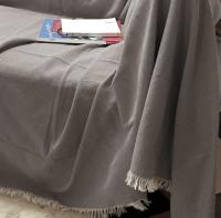 Manta Multiusos para Sofá y Cama, Colcha Foulard de Algodón-Poliéster, Cubresofá o Cubrecama Lavable, 180x290 cm, Suave y Resistente para Hogar, blanco, negro, beige, verde, marrón, gris, azul, turquesa, varios colores - details 23