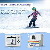 Cámara Instantánea Portátil Para Fotografía Mini Impresora HD 2.8 Pulgadas Vídeo Digital Juguete Regalo Con Batería De 1500mAh - details 3