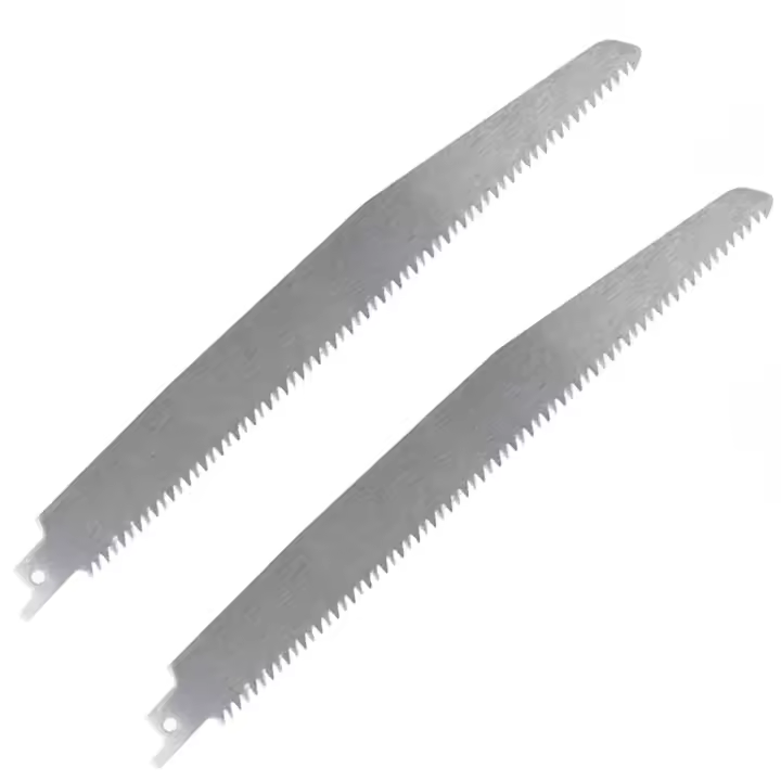 2Pcs Hojas De Sierra Reciprocante De 9 Pulgadas En Acero Inoxidable S1122C Para Cortar Carne Hueso Madera Alta Resistencia Para DIY En El Hogar - 1