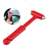 Martillo De Seguridad Para Coche 2 En 1 Rompe Ventanas Y Cortador De Cinturones Herramienta De Escape Emergencia Multifuncional Para Automóvil - details 1