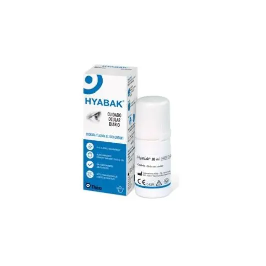Thea Hyabak Hipotónico 0,15% 10ml - Solución Ojos y Lentes de Contacto - 1