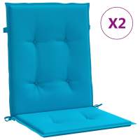 vidaXL Cojín silla jardín respaldo bajo 2 uds tela Oxford Color Antracita,  Gris,  Crema y mas Cojín Decorativo de Asiento Cojines de muebles de salon - details 5