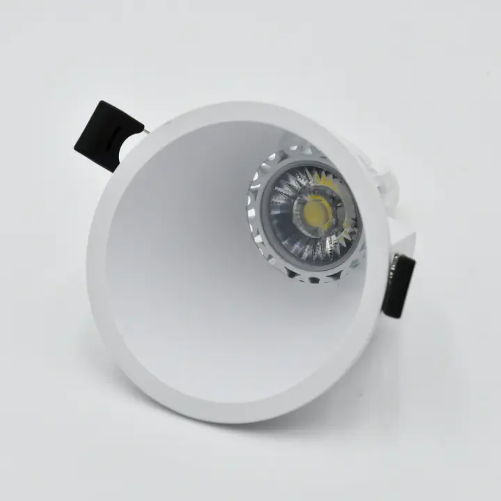 LED7 - Aro Empotrable Redondo para GU10 Cónico Oblicuo 504 - 1
