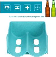 G PP Material apilable cerveza puede titular cerveza puede almacenamiento refrigerador estante puede organizador, puede titular, para la cocina (azul) - details 2