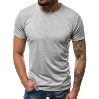 Camiseta De Algodón Para Hombre Verano Estilo Slim Black Manga Corta Cómoda Casual Cuello Redondo Top De Ropa Masculina - details 2