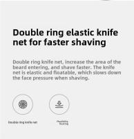 XIAOMI MIJIA S100 Afeitadora Eléctrica Portátil Doble Hoja Seco Húmedo Para Barba Recargable USB Máquina De Afeitar Para Hombres - details 7