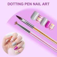Set De Pinceles Para Uñas 6/31Pcs Diseño De Pincel Para Pintura Dibujo Grabado Puntada Línea Plana Y Ventosa Herramientas De Manicura Para Acrílico Gel UV Y Esmalte De Uñas - details 14