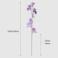 Flores Artificiales De Lino Fragantes 63CM Decoración Nórdica Para El Hogar Sala De Estar Mesa De Café Arreglo Floral - details 1