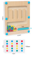 Juego Educativo De Madera Con Laberinto Magnético De Colores Y Formas Para Niños Mayores De 3 Años Herramienta Para El Desarrollo De Los Habilidades Motoras Finas - details 15