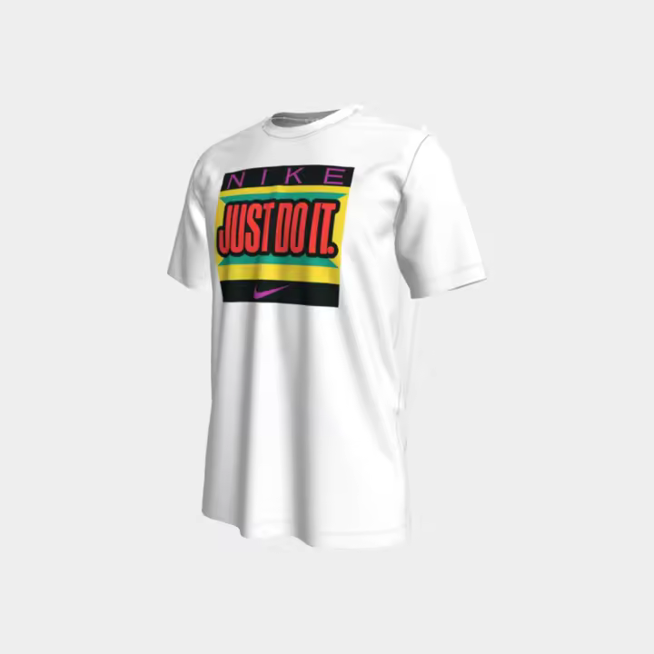 Nike T-Shirt Dri Fit  Just Do it White Camisetas Nike 7548004991227 195242781968 - 1