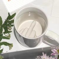 Taza De Cerámica 300ML Con Dedo Middle Finger Divertida Para Café Leche Agua Diseño Creativo Taza De Bebida Para Fiesta - details 8