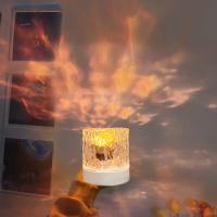 Proyector De Ondas De Agua Luz Nocturna 16 Colores Lámpara De Cristal De Llama Decoración Para Hogares Y Festivales - details 13