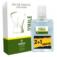 3 UNIDADES (2+1 GRATIS) D`MALE Eau de Toilette para hombre 90ml Prady Fragancia inspirada en otros perfumes Pour Homme Colonia - details 0