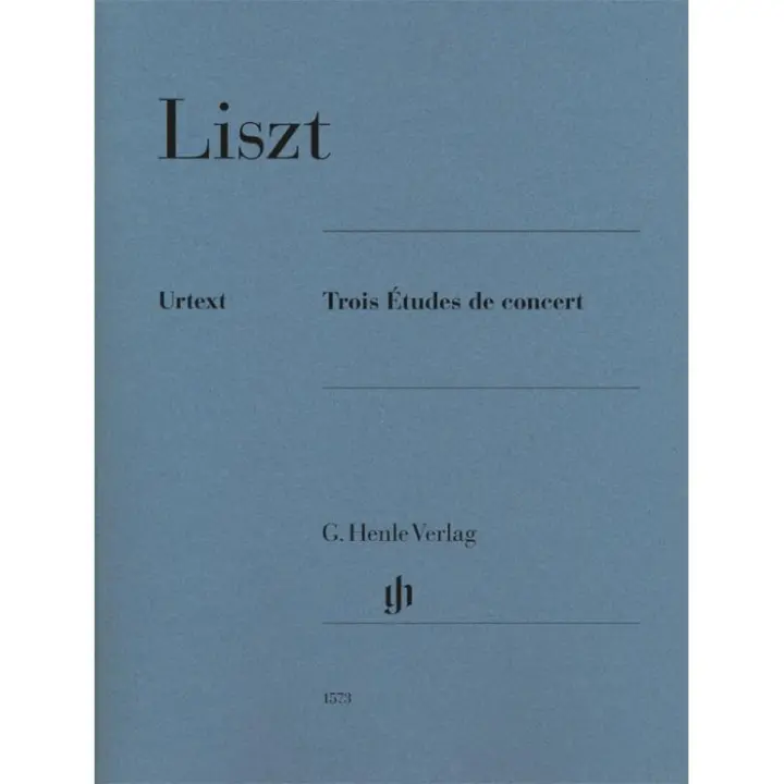 LISZT F. - ESTUDIOS DE CONCIERTO (3) URTEXT P DIGITADO - 1