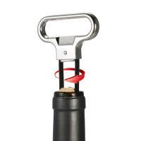 Abrepuertas De Dos Agujas Para Botella De Vino Remover De Tacos De Corcho Herramienta Ecológica Para Abrir Botellas De Vino - details 0