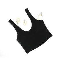 Sujetador De Deporte Para Yoga En Color Sólido De Alta Calidad Con Diseño U Para Mujeres Transpirable Tejido De Níquel - details 7