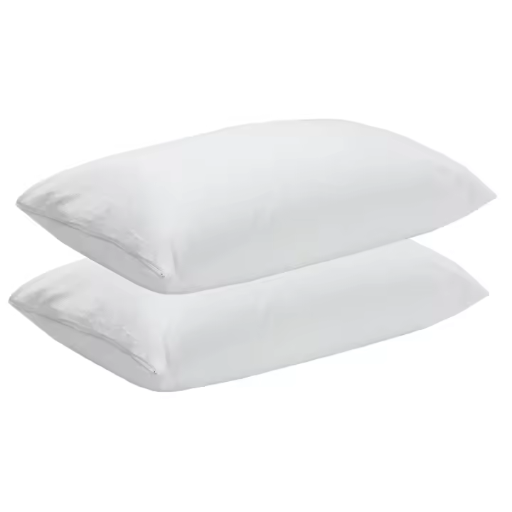 Funda de Almohada PU Tacto Coralina Rizo, Impermeable, Antialérgica, Transpirable, con Cremallera lateral, Varias Medidas. Juego de 2/4/6 Fundas de Almohada, Protector de Almohada Microfibra Mullida Extra Suave - 1