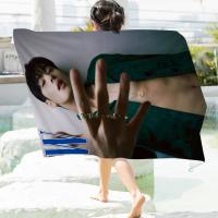Toalla De Playa Microfibra Absorbente Y Secado Rápido Suave Para Yoga Natación Senderismo Toalla De Baño Cha Eun Woo Corea Tamaño 76x182 Cm - details 9