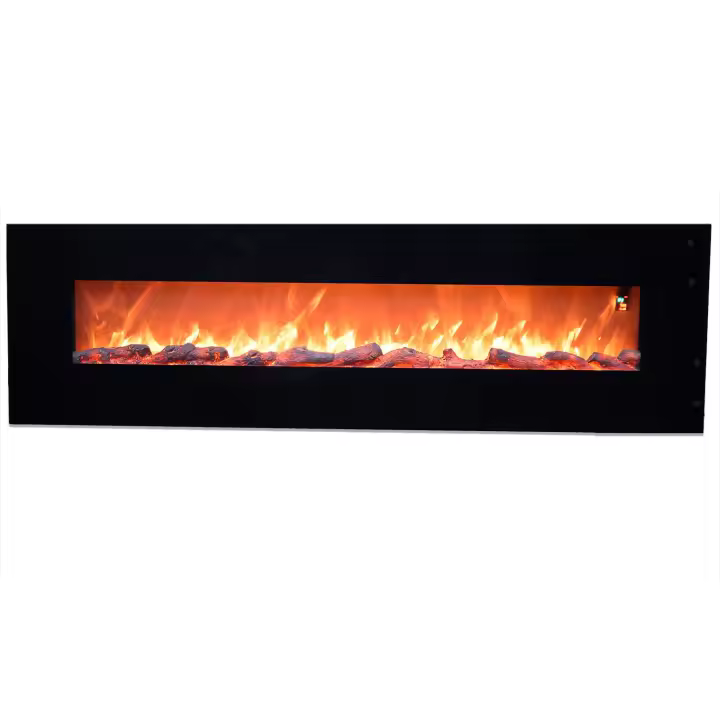 Sinado Stelvio ¡Crea Un Ambiente Caliente y Acogedor En Cualquier Espacio Nuestra Chimenea Electrica Mural De 1500W With On Realist Efecto Llama Led y Diseno Elegant Es La Elección Perfecta - 1