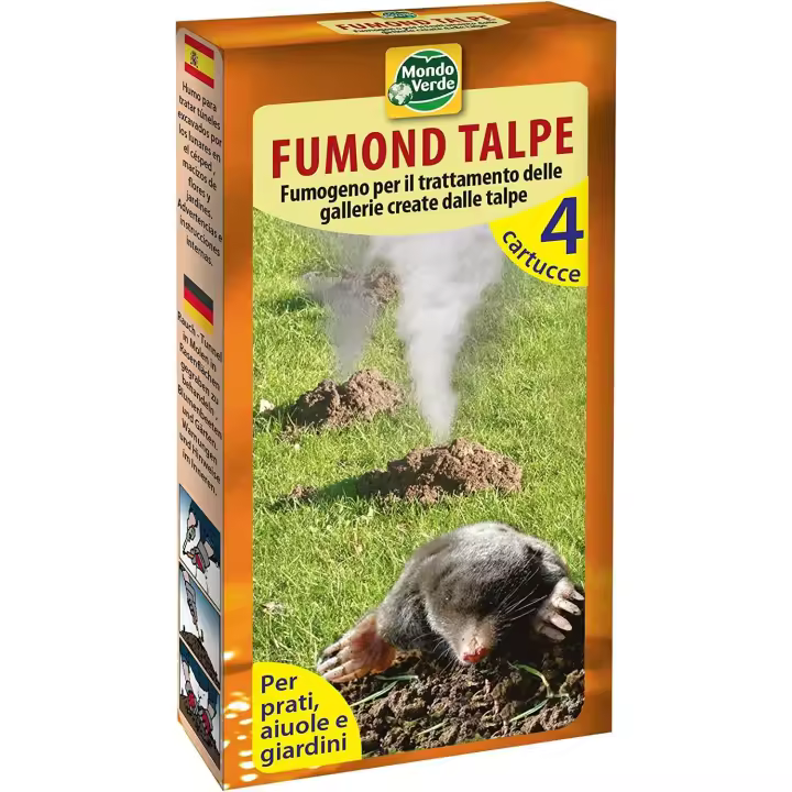 Mondo Verde - Cartuchos de Humo Repelente de Topos (4 Unidades) - 1