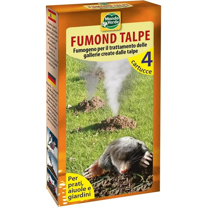 Mondo Verde - Cartuchos de Humo Repelente de Topos (4 Unidades) - 1