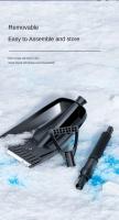 Shovel Portátil Antideslizante Y No Congelante Para Limpieza De Nieve Manual Herramienta De Eliminación De Nieve Gruesa Desmontable - details 6