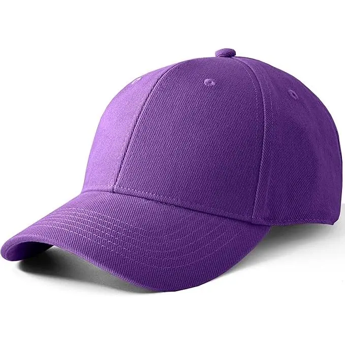 Gorra de béisbol de algodón con visera para hombre, unisex, duradera, ideal para regalar. - 1