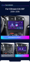 Junsun radio coche para Citroen C4 2 B7 2013 2014 2015 2016 inalambrico CarPlay Android Auto sistemas inteligentes de coche reproductor multimedia para auto No 2 din 2din DVD - details 2