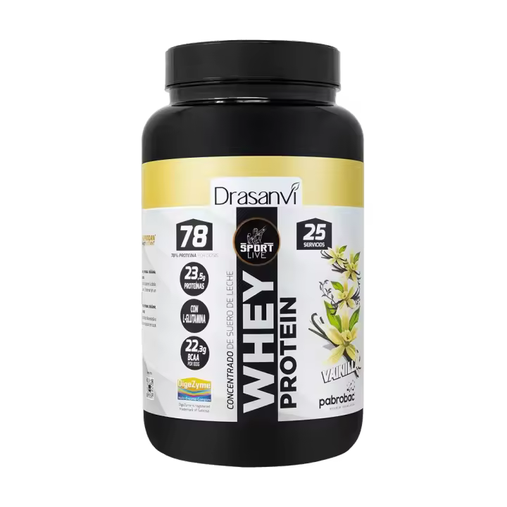 Drasanvi Whey Protein Concentrada Vainilla de 750 g Sport Live - 1