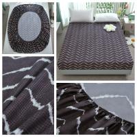 Juego De Sábanas Y Fundas Para Almohadas Tamaño King 100% Poliéster Impresión Sanding Fitted Con Banda Elástica Para Cama - details 11