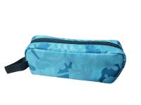 Estuche 1 Cremallera - Color Azul - Mide 21x9x6cm - Estuche escolar - Con asa en un lateral - details 0
