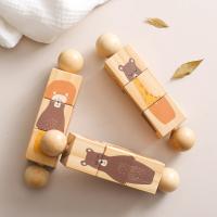 Juguete Educativo De Madera Para Bebés 1pc Campana De Mano Montessori Desarrolla La Habilidad Manual Juguete Clásico Educativo Para Niños Con Puzzle De Animal - details 17