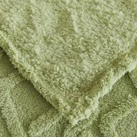 Manta De Tafurong De Poliéster 100% Coral Fleece Para Cama Y Sofá Color Sólido Suave Y Cálida Para Primavera E Invierno Tamaño Varía - details 4