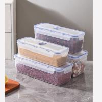 Contenedor De Almacenamiento De Alimentos Airtight 1.6L Reutilizable Organizador De Pan Y Cocina Con Tapa De Inclinación Multi Función - details 3