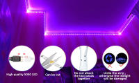 Tiras LED Inteligentes Bluetooth 30M Cambio De Color RGB Con Control Remoto DC24V Para Sync Con Música Y App Smart - details 4
