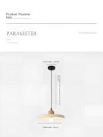 Lámpara Colgante LED Moderna Y Minimalista En Forma De UFO Circular Para Restaurante Mesa De Comedor Barra Iluminación Metal - details 6