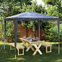 vidaXL Carpa para Celebraciones Profesional Fiestas Jardín Exterior Color Azul,  Blanco,  Antracita y mas - details 2