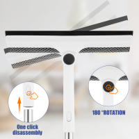 Cepillo De Limpieza De Ventanas Ajustable Con Mango Extensible Doble Cara Limpia De Vidrio Con Esponja De Silicona Herramienta De Limpieza Para El Hogar - details 9