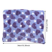 Alfombra Suave De Fleece Para Mascotas Pequeñas Accesorios Para Jaula De Conejo Chinchilla Cojín Para Armadillo Y Hamster Tamaño Small - details 1