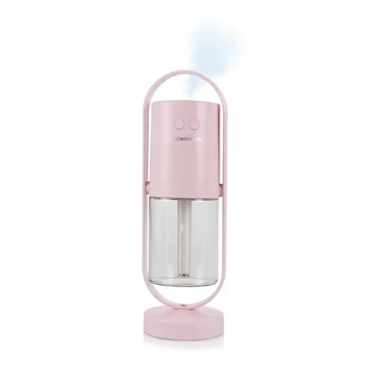 Humidificador multición de 200 ml con Luces LED multicolor Función esterilización, compatible con el hidroalcohol 7x7x21cm - 1