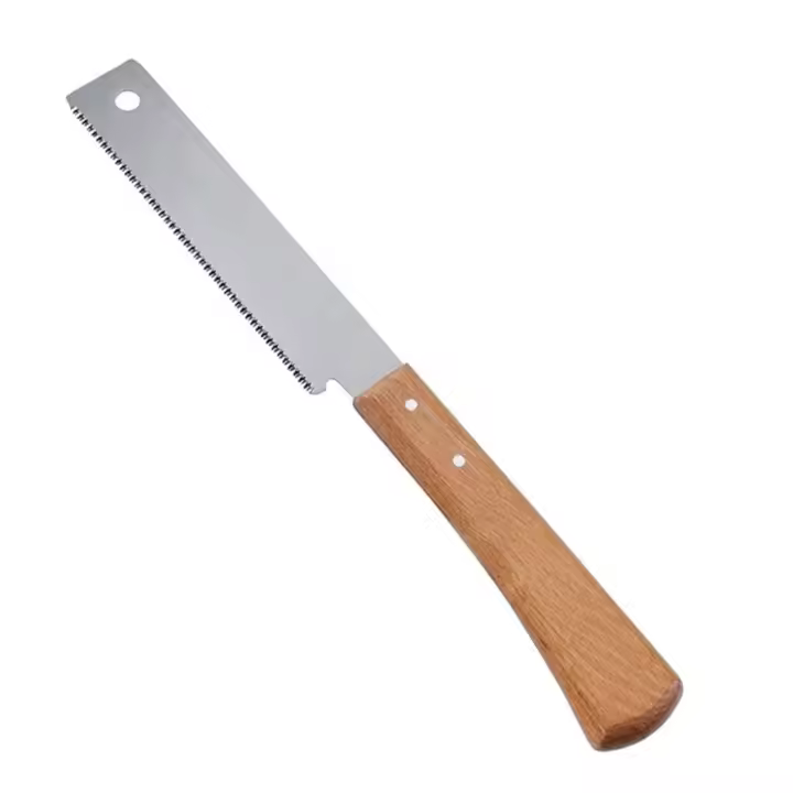 Máscara De Mano Japonesa 12In Con Mango De Madera Antideslizante Sierra De Aplanado Herramienta De Corte De Plástico Para Carpintería - 1