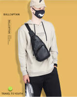 Bolsa De Pecho BULLCAPTAIN De Cuero Genuino Para Hombres Estilo Moda Casual Gran Capacidad Bolsa De Negocios Con Cierre De Cremallera Y Hebilla - details 1