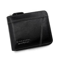 Cartera De Cuero Para Hombre Lujo Monedero Con Bolsillo Para Monedas Y Tarjetas Cierre De Cremallera Antirrobo Regalo Para Hombres - details 21