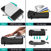 Set De 4 Bolsas De Viaje Portátiles Empaque Comprimido Impermeables De Nylon Para Ropa Y Zapatos Caja De Empaque De Viaje - details 3