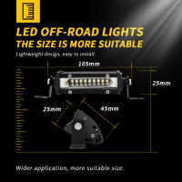Barra De Luz LED 27W 9LED Para Coche Truck OffRoad Y Motocicleta Luz De Trabajo Spot Pieza De Iluminación Venta Por Pieza - details 7
