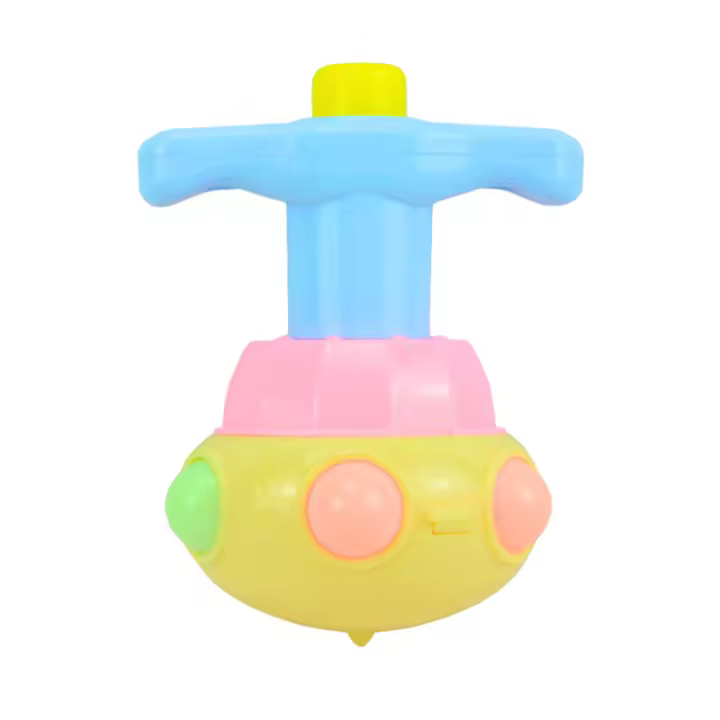 Juguete Para Niños 1 Pcs Luminoso Lotus Top Giratorio Con Destrucción De Luz Multicolor Mini Giroscopio Flash De Plástico ABS - 1