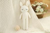 Muñeco De Peluche De Conejo Hecho a Mano Juguetes Para Niños Y Niñas Almohada De Suavecita Para Dormir Regalo De Cumpleaños - details 2