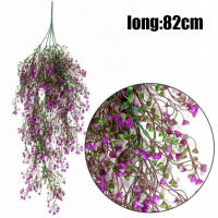 Plantas Artificiales Colgantes De 80CM Adelfa Artificial Decoración De Pared Para Jardín Y Hogar Flores Falsas De Plástico Para Exposición Y Uso En Bodas - details 8