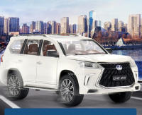 Modelo De Coche LX570 SUV a Escala 1:24 Con Luz Y Música Puertas Abiertas Función Retroceso Regalo Para Niños Vehículos De Tierra - details 5
