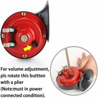 Bocina Eléctrica De Caracol Automóvil 12V 300 DB Para Camiones Accesorios De Coche Estilo Durabilidad Alta Potencia - details 5